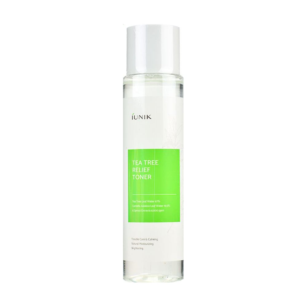 Заспокійливий тонер для обличчя IUNIK Tea Tree Relief Toner з чайним деревом, 200 мл
