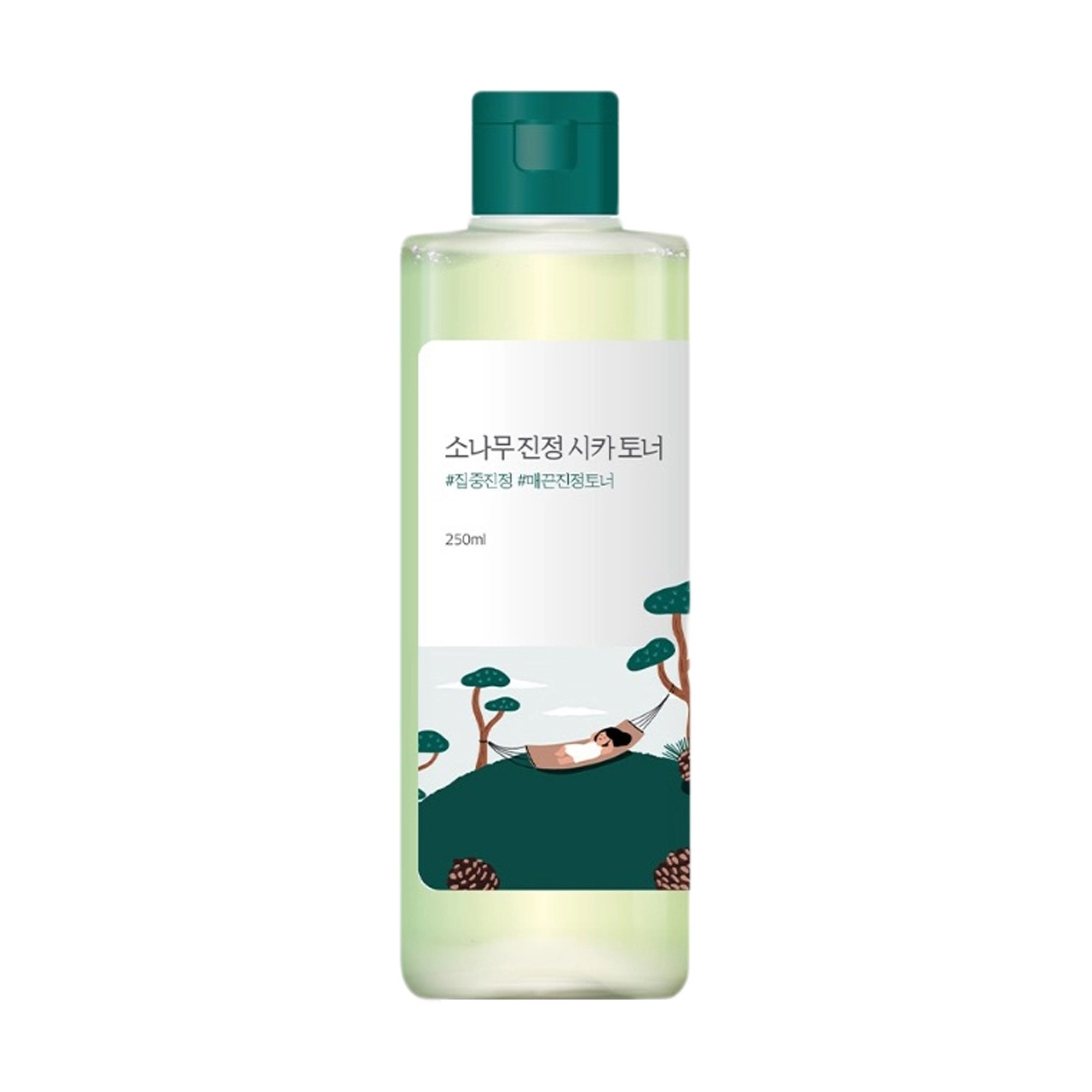 Заспокійливий тонер для обличчя Round Lab Pine Calming Cica Toner з екстрактом голок сосни, 250 мл